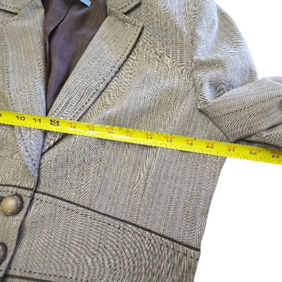 LNWOT  -  ANTONIO MELANI Two Button Blazer sz 14 - Picture 6 of 9